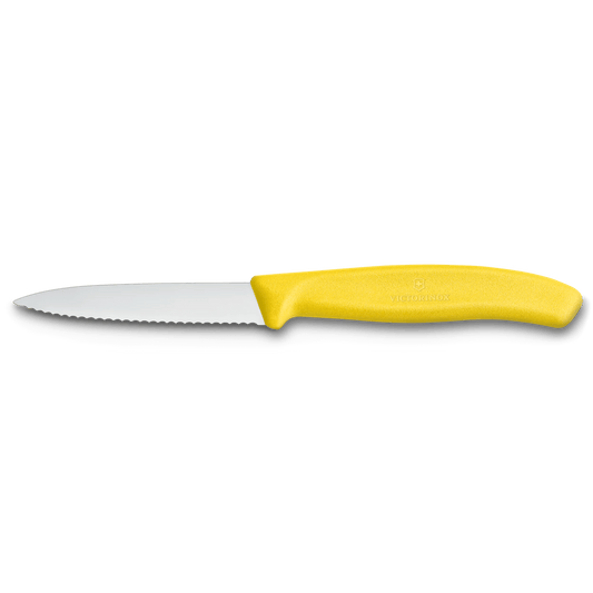 Swiss Classic Wavy Paring Knife Yellow 8cm boatyardmalaysia