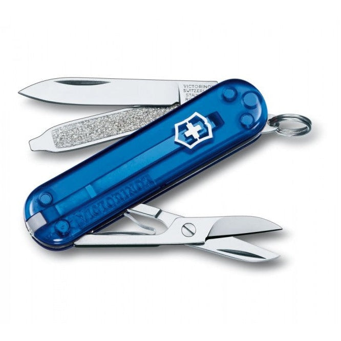 VICTORINOX CLASSIC SD BLUE TRANS 0.6223.T2B1~ boatyardmalaysia