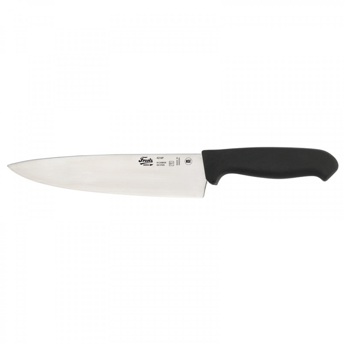 Frosts 133-6620 Cook's Knife 4216P 8"/216mm Black boatyardmalaysia