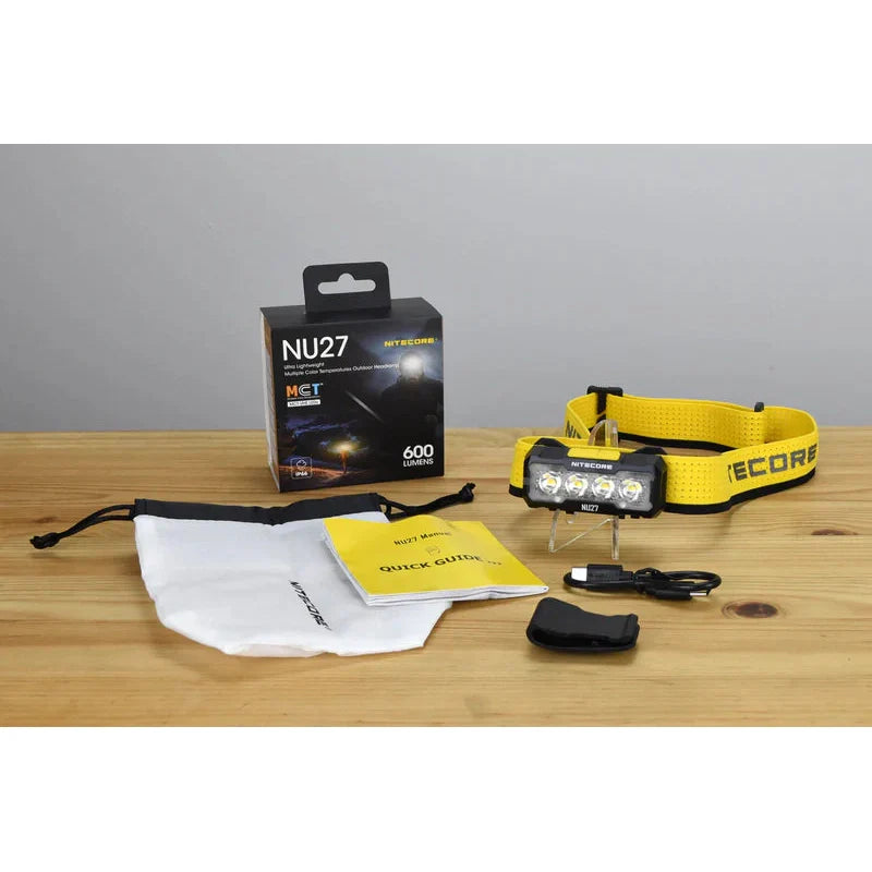 NITECORE NU27 600L HEADLAMP SHADOW BLACK boatyardmalaysia