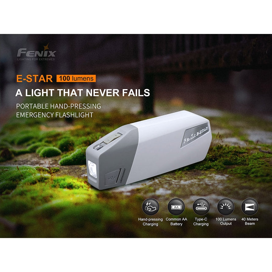 E-STAR Self Powered 100L Flashlight boatyardmalaysia