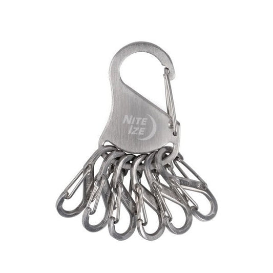 NITE IZE KEYRACK STEEL S-BINER STAINLESS KRS-03-11 boatyardmalaysia