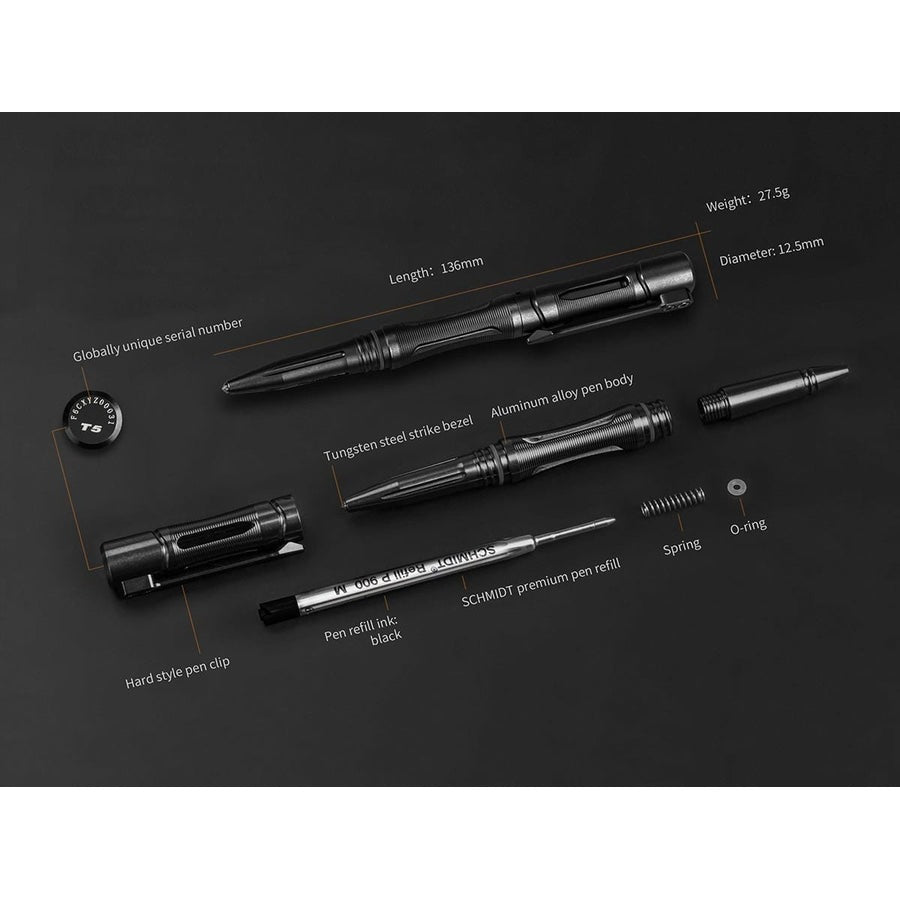 Fenix Halberd T5 Aluminum Alloy Tactical Pen - DISCONTINUED boatyardmalaysia