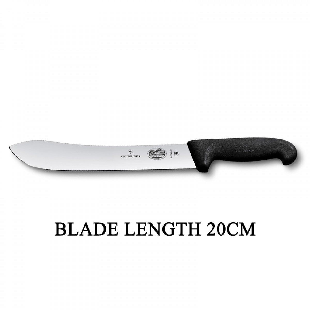 Fibrox Butcher Knife 20cm Black boatyardmalaysia