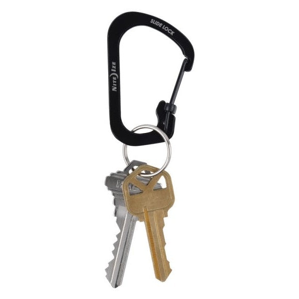 NITE IZE SLIDELOCK CARABINER SS #3 BLACK CSL3-01-R6 boatyardmalaysia