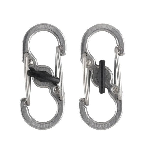 NITE IZE S-BINER MICROLOCK SS 2PC PACK STAINLESS LSBM-11-2R3 boatyardmalaysia