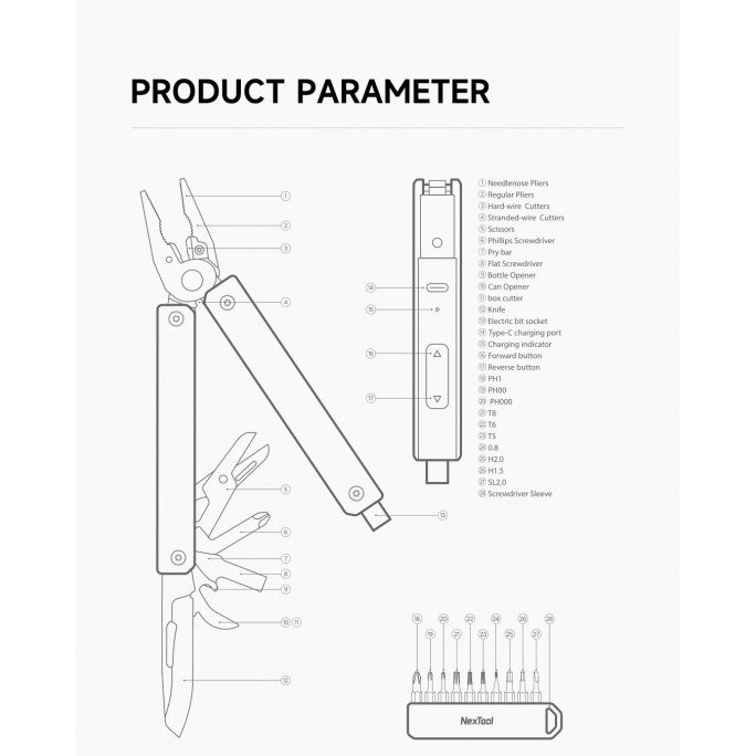 NE20213 Gemini Electric Multi-functional Knife boatyardmalaysia