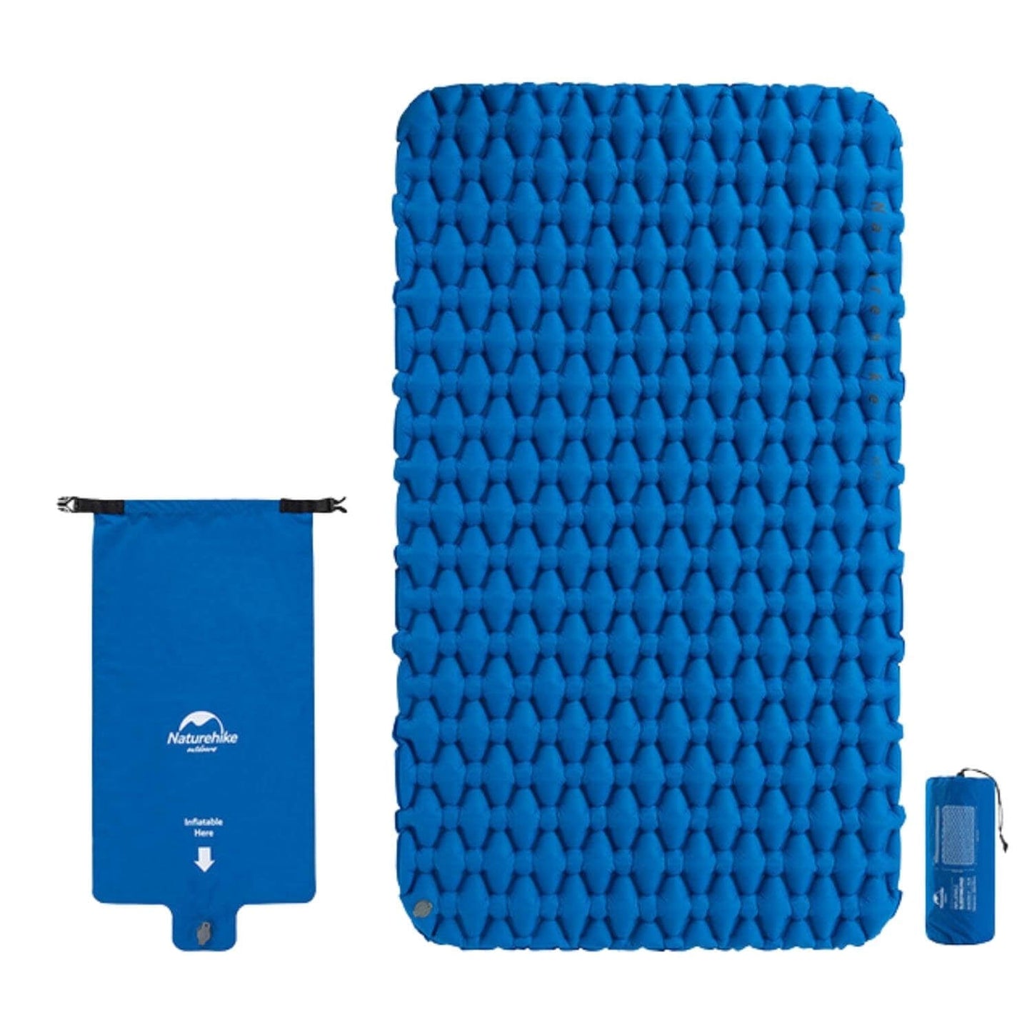 Double Sleeping Pad with Inflatable Bag