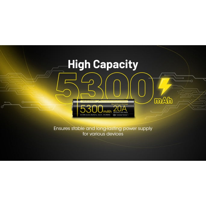 21700 5300mah 20A Custom Battery NL2153HPI boatyardmalaysia