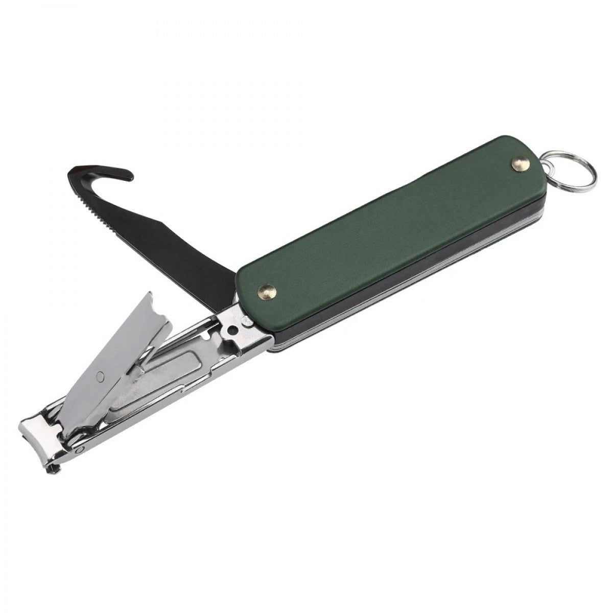 NE20011 Multi-function Outdoor Nail Clipper Olive Drab boatyardmalaysia