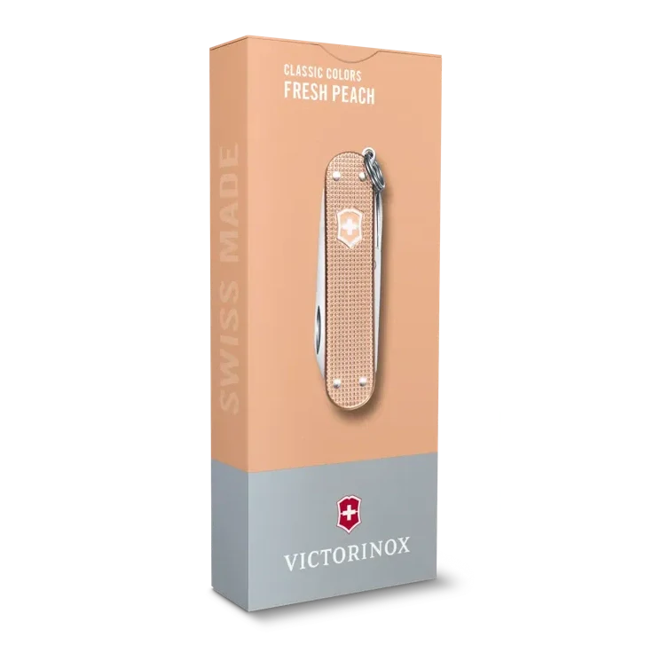 VICTORINOX CLASSIC SD ALOX FRESH PEACH 0.6221.202G boatyardmalaysia