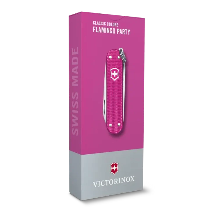 VICTORINOX CLASSIC SD ALOX FLAMINGO PARTY 0.6221.251G boatyardmalaysia