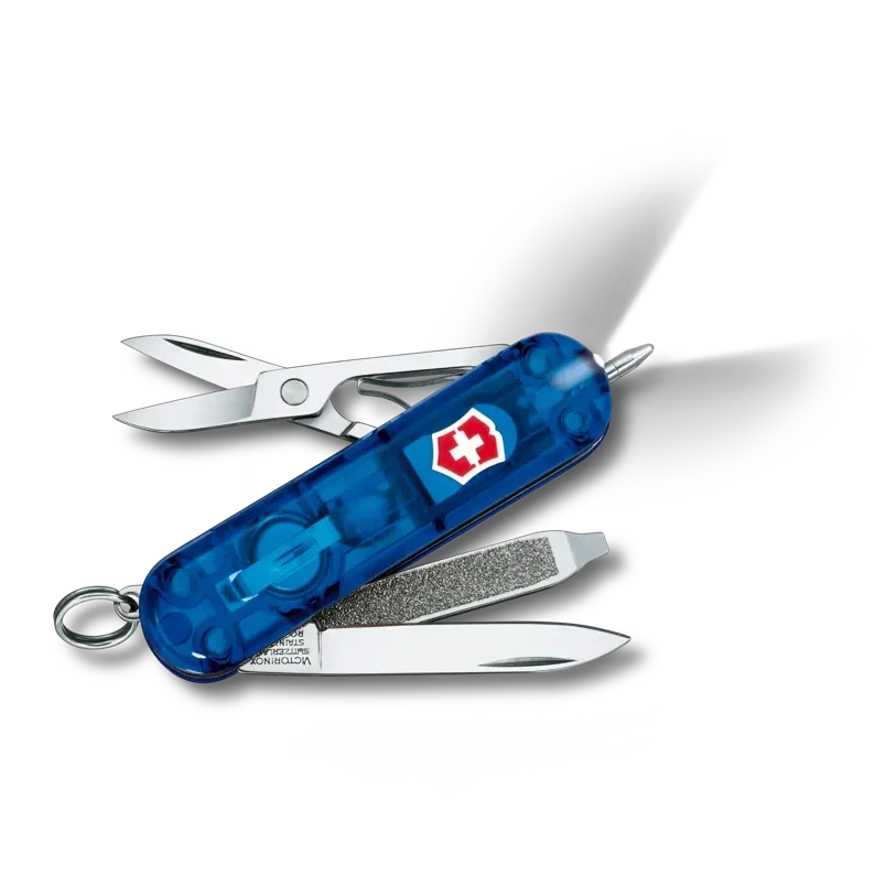 VICTORINOX SIGNATURE LITE BLUE TRANS 0.6226.T2B1 boatyardmalaysia