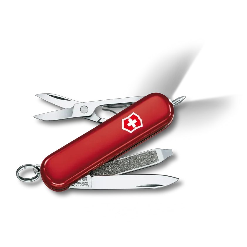 VICTORINOX SIGNATURE LITE RED TRANS 0.6226.TB1 boatyardmalaysia