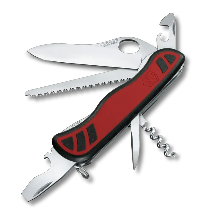 VICTORINOX FORESTER M GRIP RED/BLACK 0.8361.MC boatyardmalaysia