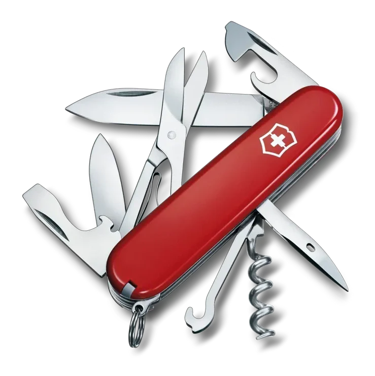 VICTORINOX CLIMBER RED TRANS 1.3703.TB1 boatyardmalaysia