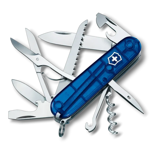 VICTORINOX HUNTSMAN BLUE TRANS 1.3713.T2B1 boatyardmalaysia