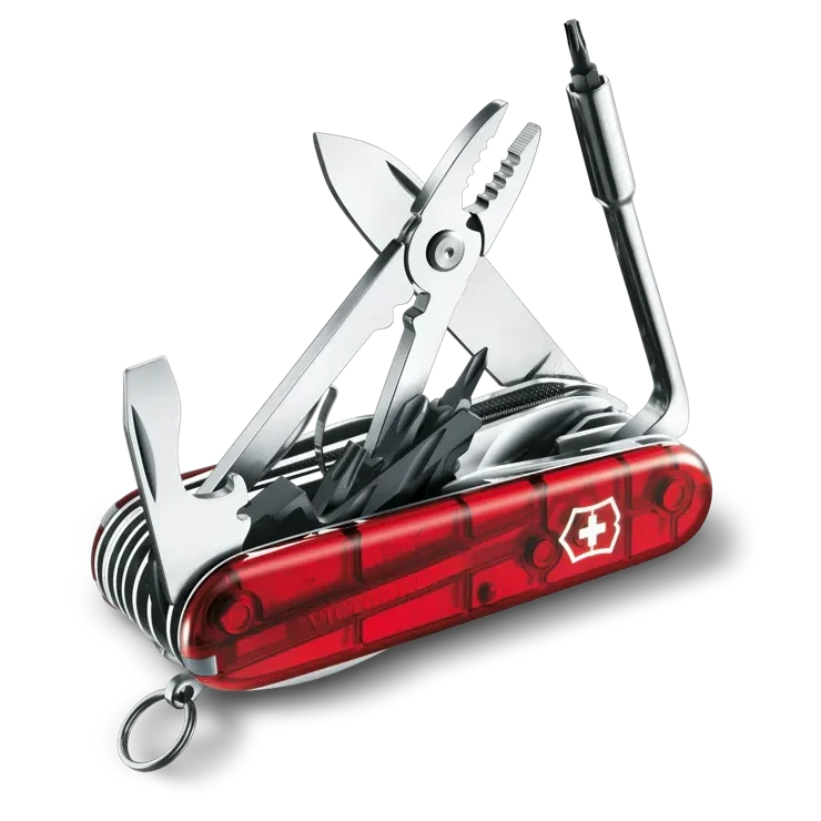 VICTORINOX CYBERTOOL L 41 RED TRANS 1.7775.T boatyardmalaysia