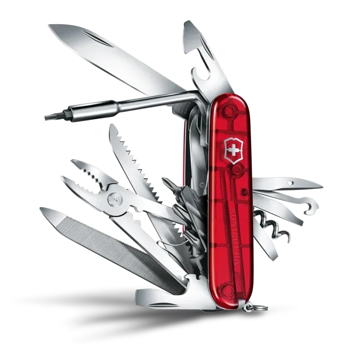 VICTORINOX CYBERTOOL L 41 RED TRANS 1.7775.T boatyardmalaysia