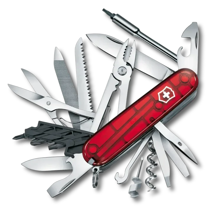 VICTORINOX CYBERTOOL L 41 RED TRANS 1.7775.T boatyardmalaysia