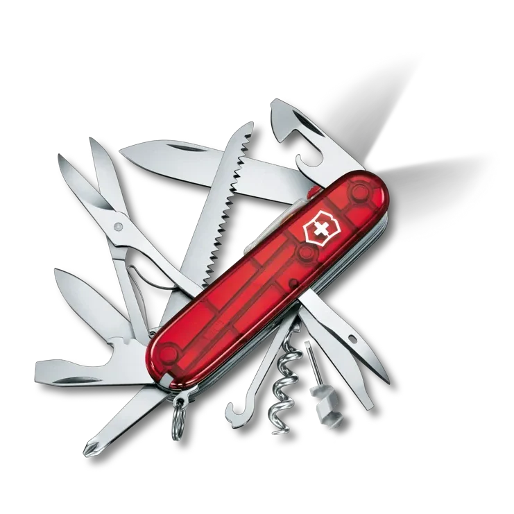 VICTORINOX HUNTSMAN LITE TRANS RED 1.7915.T boatyardmalaysia