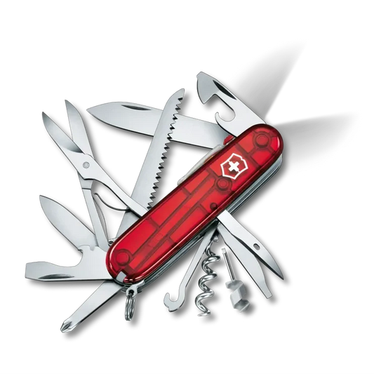 VICTORINOX HUNTSMAN LITE TRANS RED 1.7915.T boatyardmalaysia