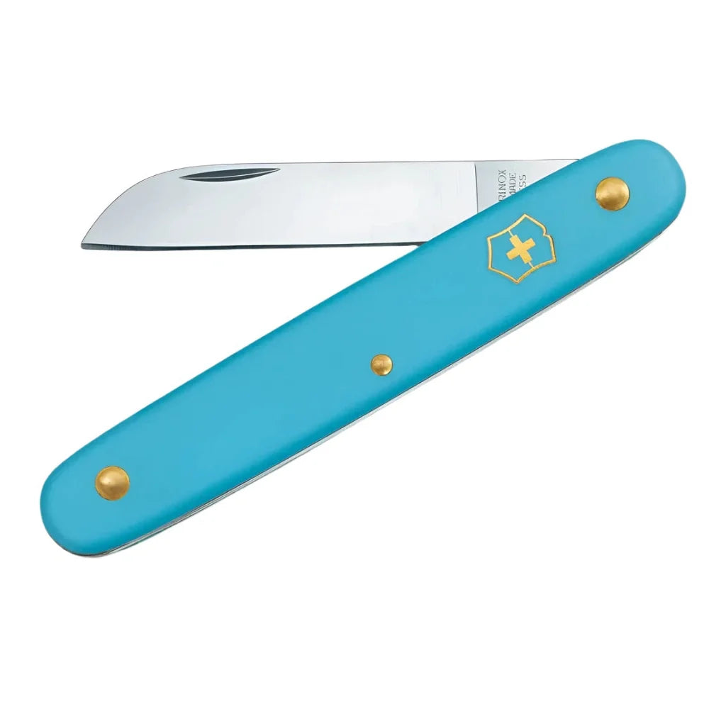 VICTORINOX FLORAL KNIFE LIGHT BLUE 3.9050.25B1 boatyardmalaysia