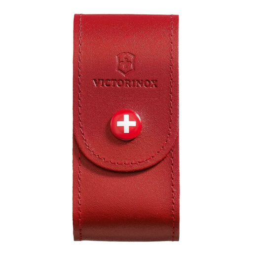 VICTORINOX LEATHER POUCH RED 4.0521.1 boatyardmalaysia