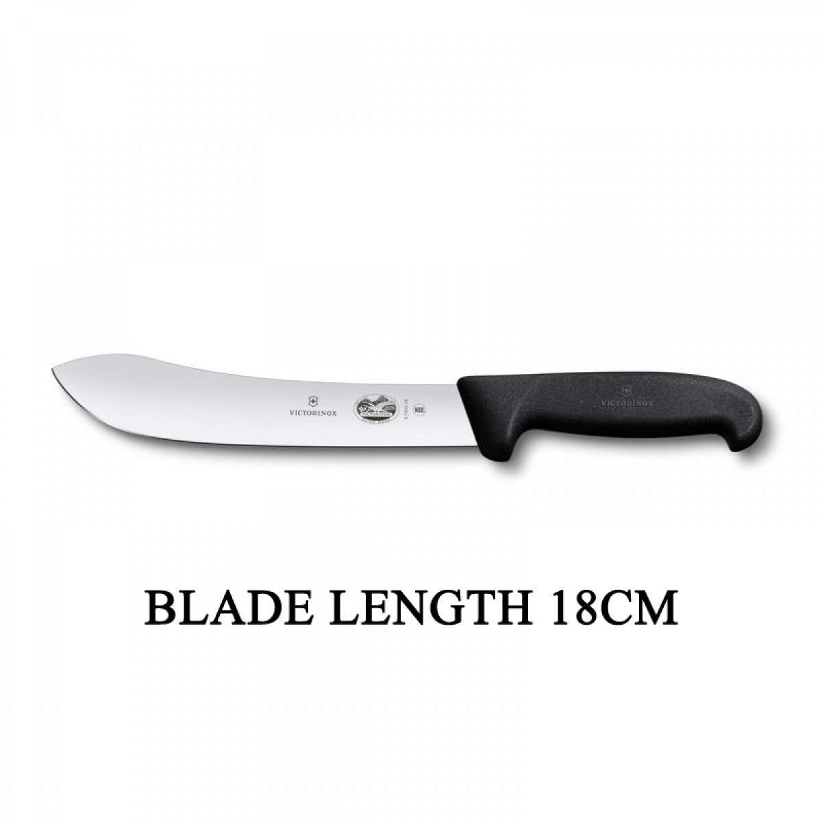 Fibrox Butcher Knife 18cm Black boatyardmalaysia