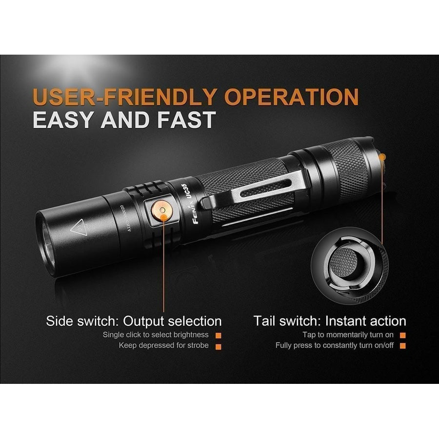 Fenix UC35 V2.0 USB Rechargeable Flashlight boatyardmalaysia