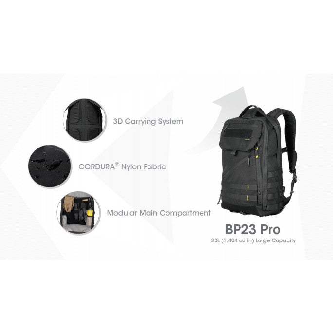 BP23 Pro Backpack Black boatyardmalaysia