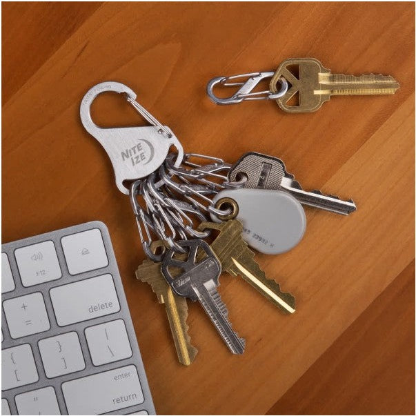 NITE IZE KEYRACK STEEL S-BINER STAINLESS KRS-03-11 boatyardmalaysia