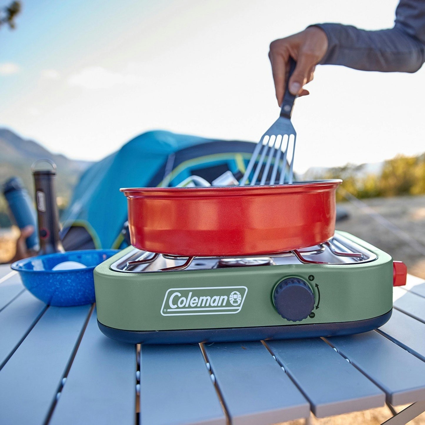 Cascade™ 18 1-Burner Camping Stove, Green