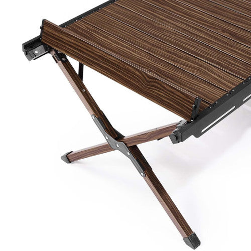 Aluminium Alloy Hanging Egg Roll Table Walnut Grain Tables by Naturehike | campsifu