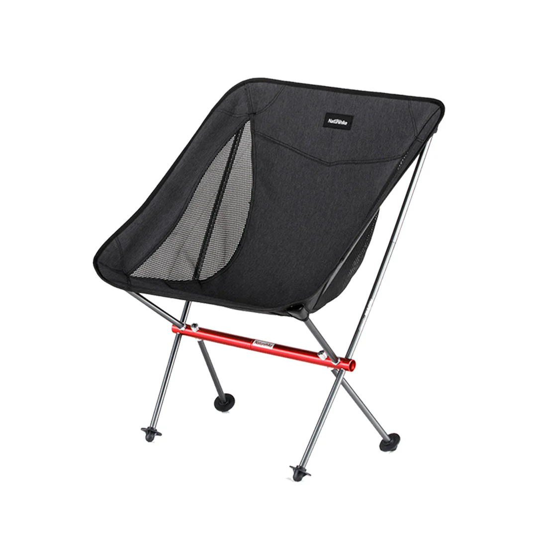 Aluminium Folding Moon Chair Black Chairs by Naturehike | campsifu