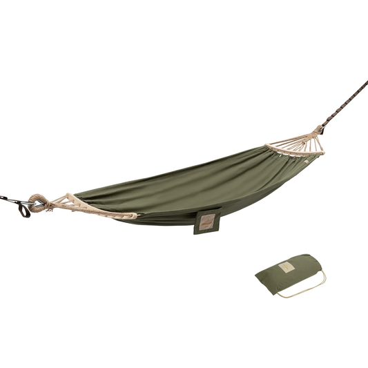 Anti-Rollover Canvas Hammock Army Green Hammocks by Naturehike | campsifu