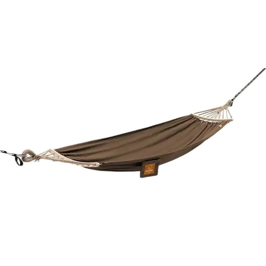 Anti-Rollover Canvas Hammock Brown Hammocks by Naturehike | campsifu