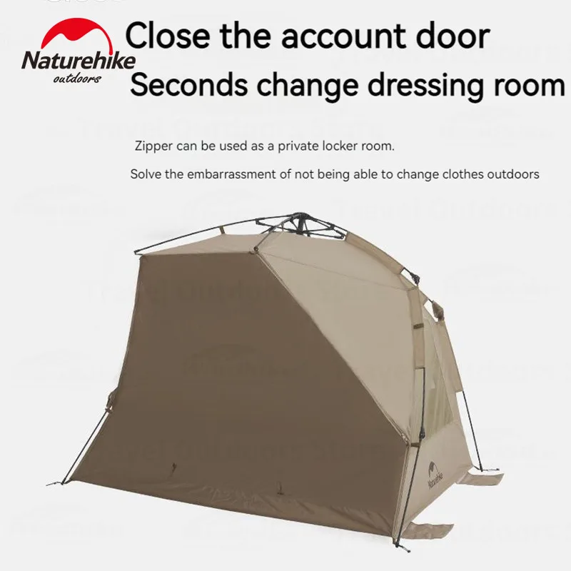 Automatic Beach Tent Brown Tents by Naturehike | campsifu