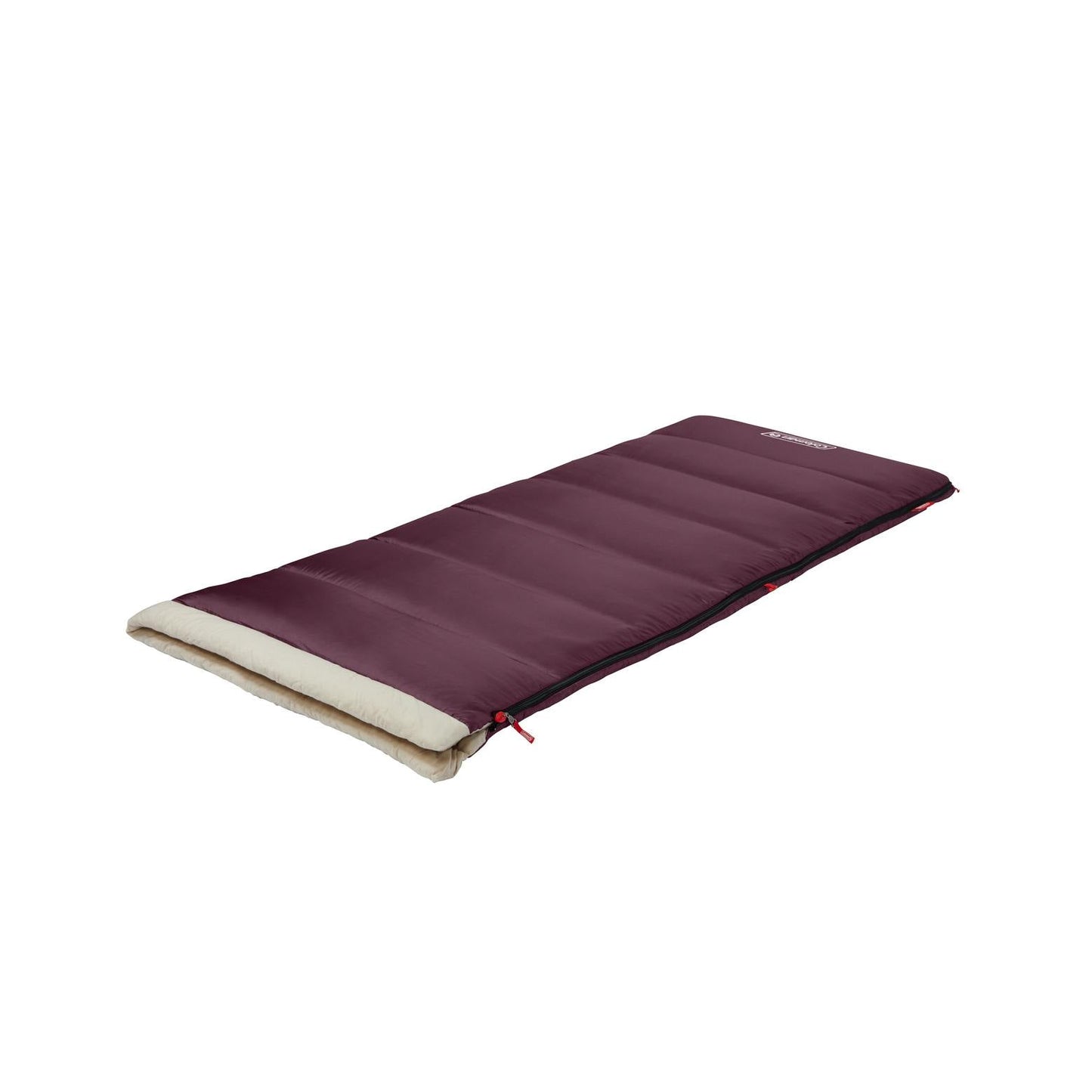 Autumn Glen™ 50°F Sleeping Bag, Maroon Sleeping Bags by Coleman | campsifu