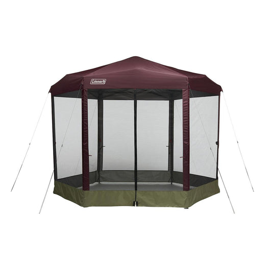 Back Home™ 10.5 x 9 Screen Canopy Tent, Blackberry Shelters by Coleman | campsifu