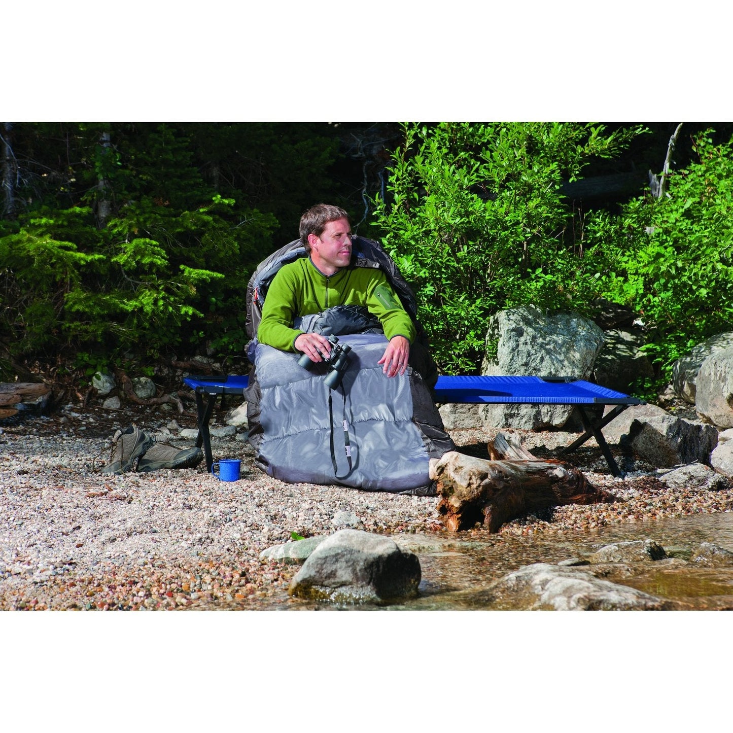 Big Basin™ 15 Big & Tall Sleeping Bag, Grey Sleeping Bags by Coleman | campsifu