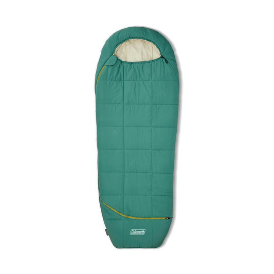 Big Bay™ 40° Big & Tall Contour Sleeping Bag, Green Sleeping Bags by Coleman | campsifu