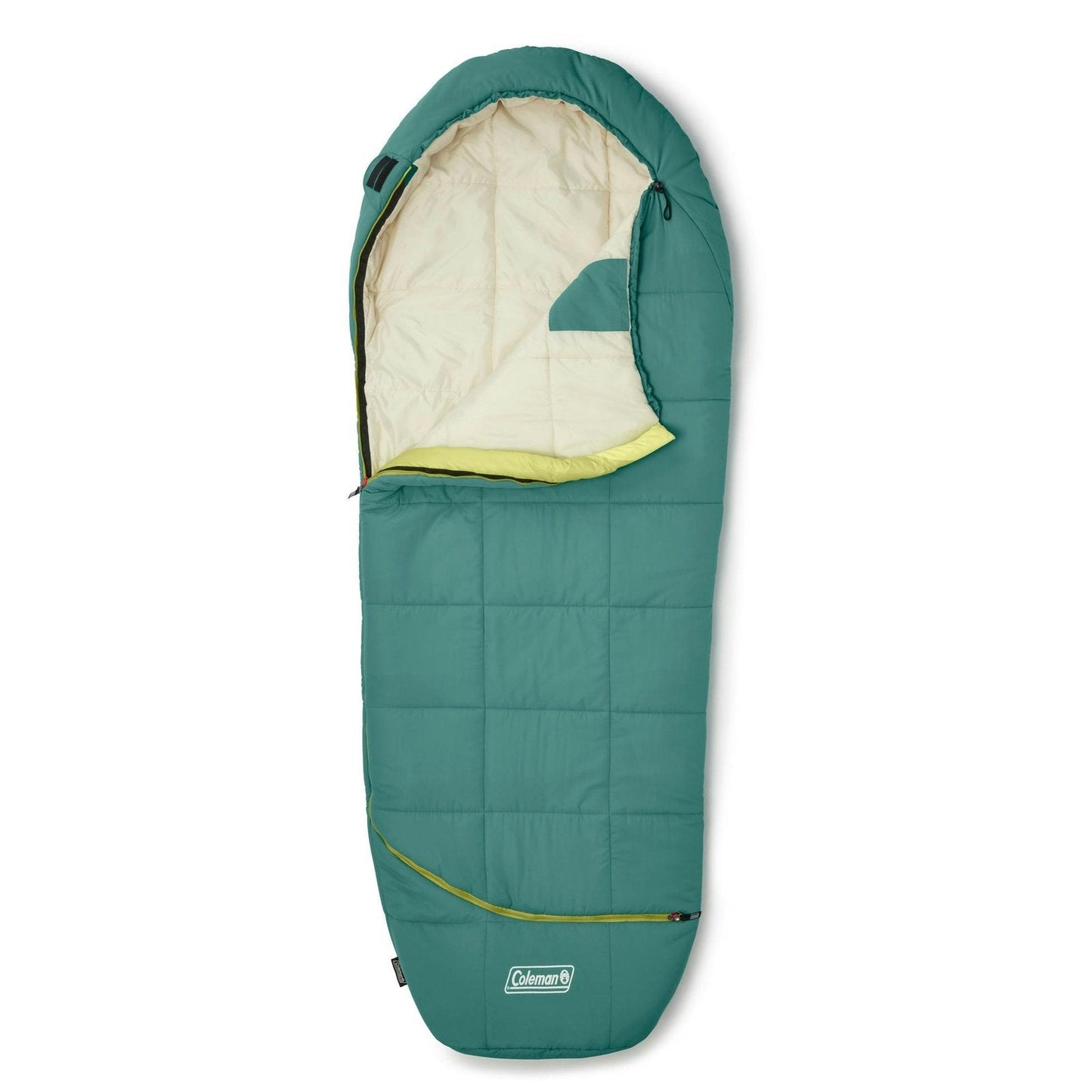 Big Bay™ 40° Big & Tall Contour Sleeping Bag, Green Sleeping Bags by Coleman | campsifu