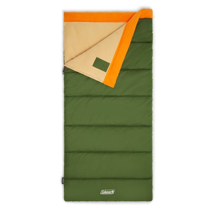 Big Game™ 0°F Big & Tall Sleeping Bag, Pine Green Sleeping Bags by Coleman | campsifu