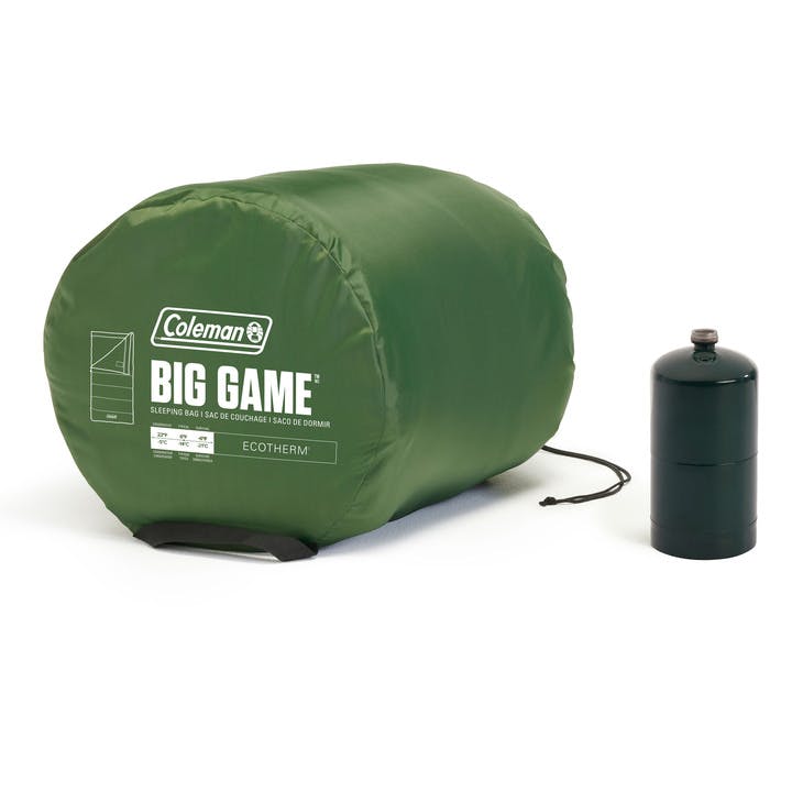 Big Game™ 0°F Big & Tall Sleeping Bag, Pine Green Sleeping Bags by Coleman | campsifu