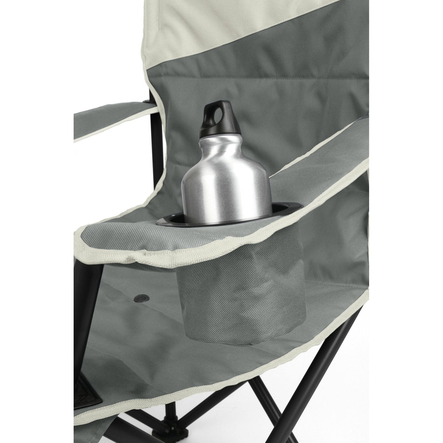 Big & Tall Quad Camping Chair, Grey Chairs by Coleman | campsifu