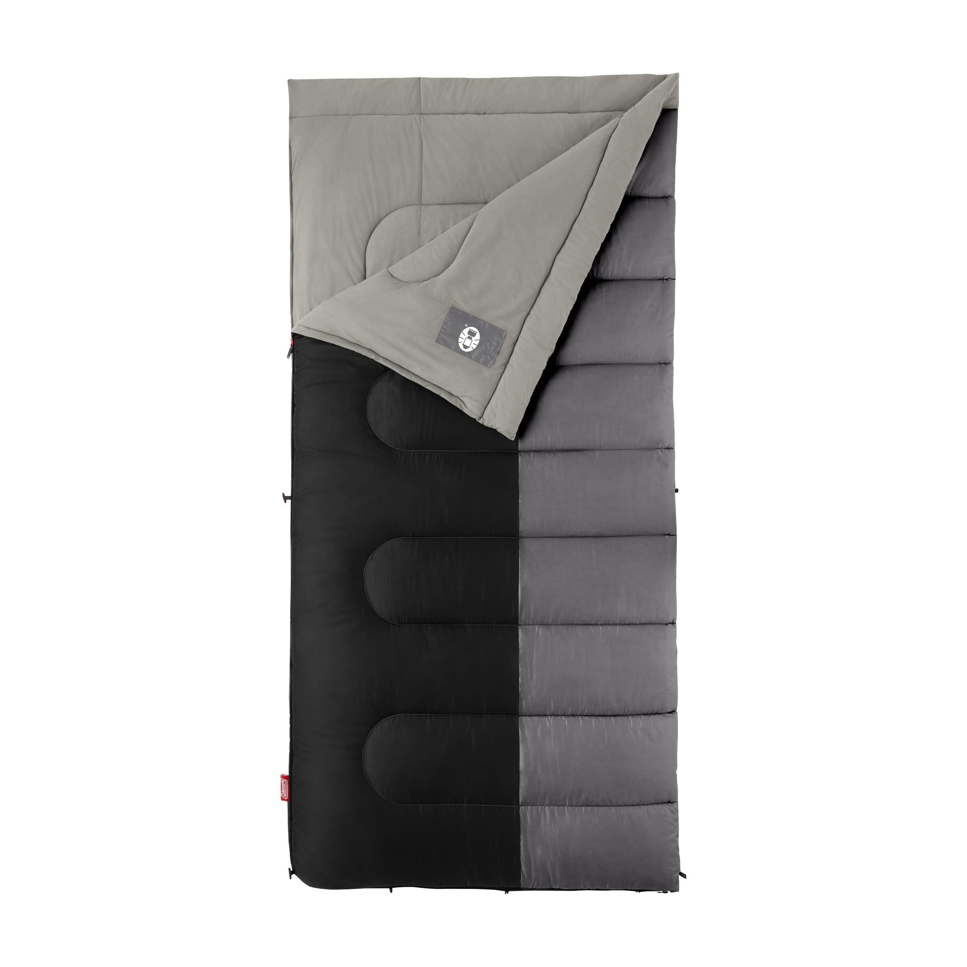 Biscayne™ 40°F Big and Tall Sleeping Bag, Black/Grey Sleeping Bags by Coleman | campsifu