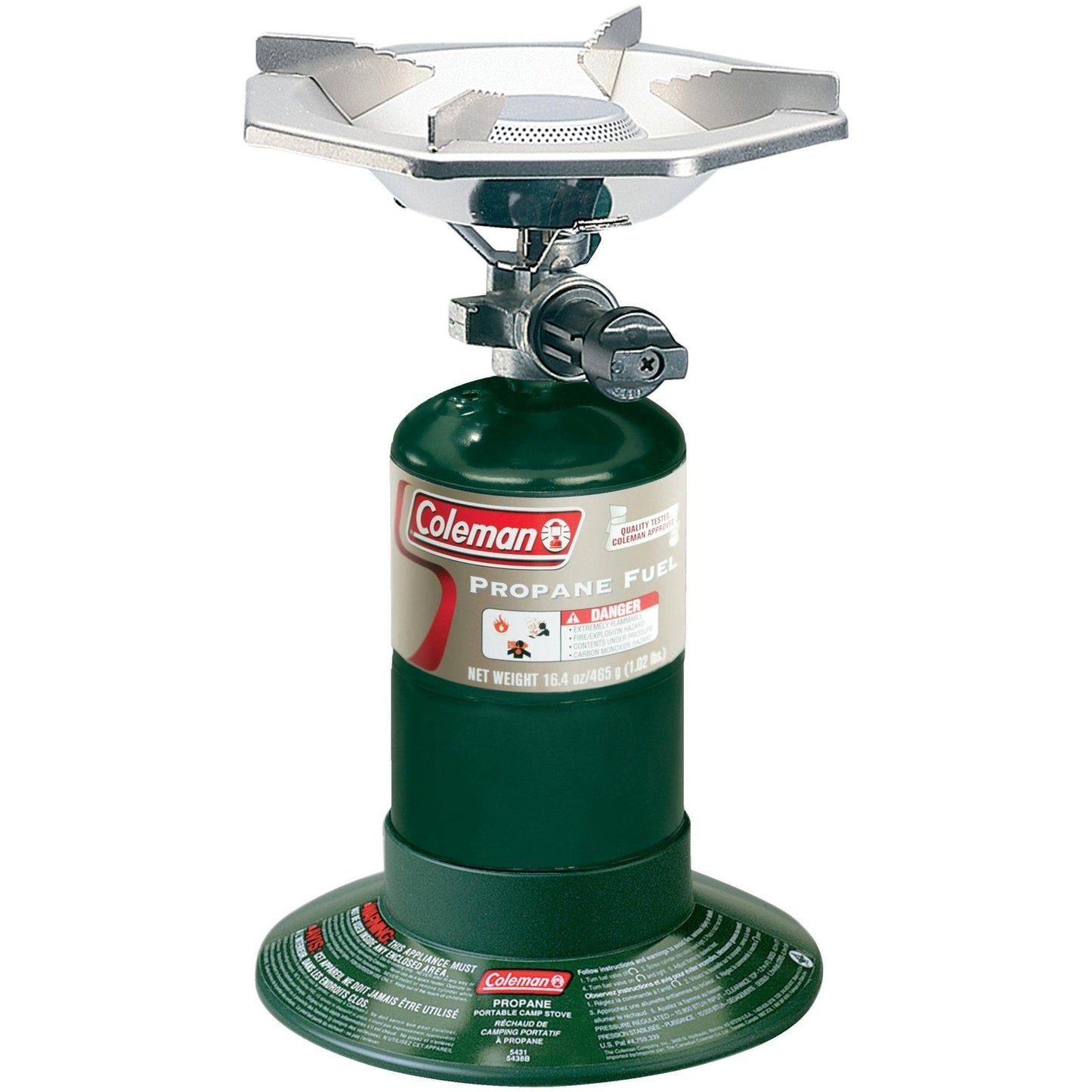 Bottle Top Propane Stove, Green Stoves by Coleman | campsifu