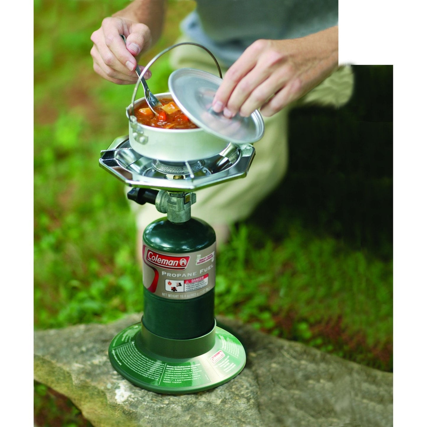 Bottle Top Propane Stove, Green Stoves by Coleman | campsifu