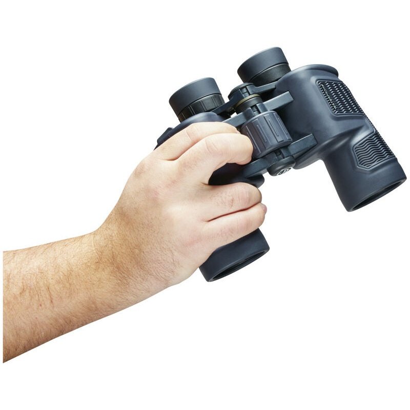 Bushnell H2O 8X42Mm Dark Blue Porro WP/FP Twist Up Eyecups Binoculars by Bushnell | campsifu